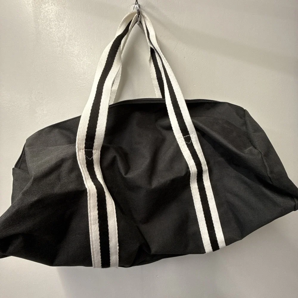 Canvas Vinyl Chevron Oil‎ Duffle Bag